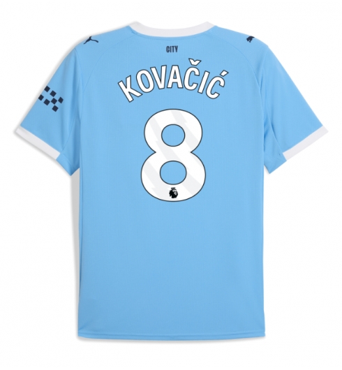 Koszulka piłkarska Manchester City Mateo Kovacic #8 Koszulka Podstawowej 2025-26 Krótki Rękaw Koszulka piłkarska Manchester City Mateo Kovacic #8 Koszulka Podstawowej 2025-26 Krótki Rękaw