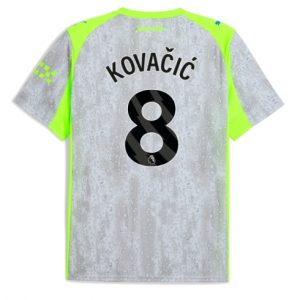 Koszulka piłkarska Manchester City Mateo Kovacic #8 Koszulka Trzeciej 2025-26 Krótki Rękaw Koszulka piłkarska Manchester City Mateo Kovacic #8 Koszulka Trzeciej 2025-26 Krótki Rękaw