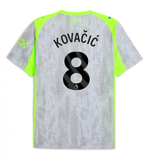 Koszulka piłkarska Manchester City Mateo Kovacic #8 Koszulka Trzeciej 2025-26 Krótki Rękaw Koszulka piłkarska Manchester City Mateo Kovacic #8 Koszulka Trzeciej 2025-26 Krótki Rękaw
