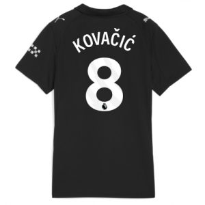 Koszulka piłkarska Manchester City Mateo Kovacic #8 Koszulka Wyjazdowej damskie 2025-26 Krótki Rękaw Koszulka piłkarska Manchester City Mateo Kovacic #8 Koszulka Wyjazdowej damskie 2025-26 Krótki Rękaw