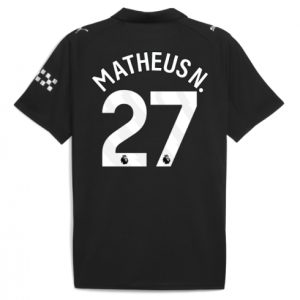 Koszulka piłkarska Manchester City Matheus Nunes #27 Koszulka Wyjazdowej 2025-26 Krótki Rękaw Koszulka piłkarska Manchester City Matheus Nunes #27 Koszulka Wyjazdowej 2025-26 Krótki Rękaw