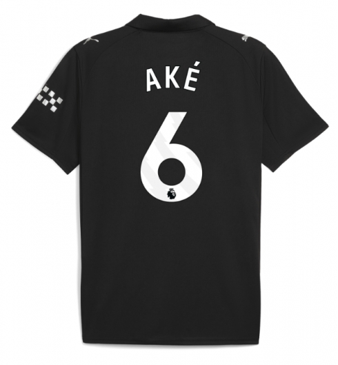 Koszulka piłkarska Manchester City Nathan Ake #6 Koszulka Wyjazdowej 2025-26 Krótki Rękaw Koszulka piłkarska Manchester City Nathan Ake #6 Koszulka Wyjazdowej 2025-26 Krótki Rękaw