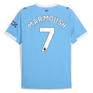 Koszulka piłkarska Manchester City Omar Marmoush #7 Koszulka Podstawowej 2025-26 Krótki Rękaw