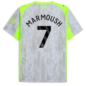 Koszulka piłkarska Manchester City Omar Marmoush #7 Koszulka Trzeciej 2025-26 Krótki Rękaw