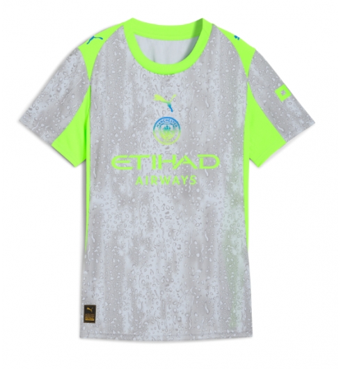 Koszulka piłkarska Manchester City Omar Marmoush #7 Koszulka Trzeciej damskie 2025-26 Krótki Rękaw 2 Koszulka piłkarska Manchester City Omar Marmoush #7 Koszulka Trzeciej damskie 2025-26 Krótki Rękaw