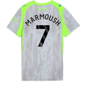 Koszulka piłkarska Manchester City Omar Marmoush #7 Koszulka Trzeciej damskie 2025-26 Krótki Rękaw Koszulka piłkarska Manchester City Omar Marmoush #7 Koszulka Trzeciej damskie 2025-26 Krótki Rękaw