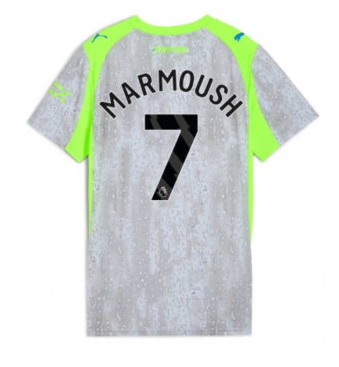 Koszulka piłkarska Manchester City Omar Marmoush #7 Koszulka Trzeciej damskie 2025-26 Krótki Rękaw Koszulka piłkarska Manchester City Omar Marmoush #7 Koszulka Trzeciej damskie 2025-26 Krótki Rękaw
