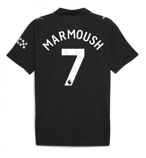 Koszulka piłkarska Manchester City Omar Marmoush #7 Koszulka Wyjazdowej 2025-26 Krótki Rękaw Koszulka piłkarska Manchester City Omar Marmoush #7 Koszulka Wyjazdowej 2025-26 Krótki Rękaw