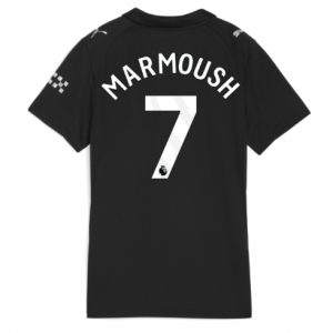 Koszulka piłkarska Manchester City Omar Marmoush #7 Koszulka Wyjazdowej damskie 2025-26 Krótki Rękaw Koszulka piłkarska Manchester City Omar Marmoush #7 Koszulka Wyjazdowej damskie 2025-26 Krótki Rękaw