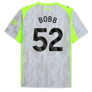 Koszulka piłkarska Manchester City Oscar Bobb #52 Koszulka Trzeciej 2025-26 Krótki Rękaw