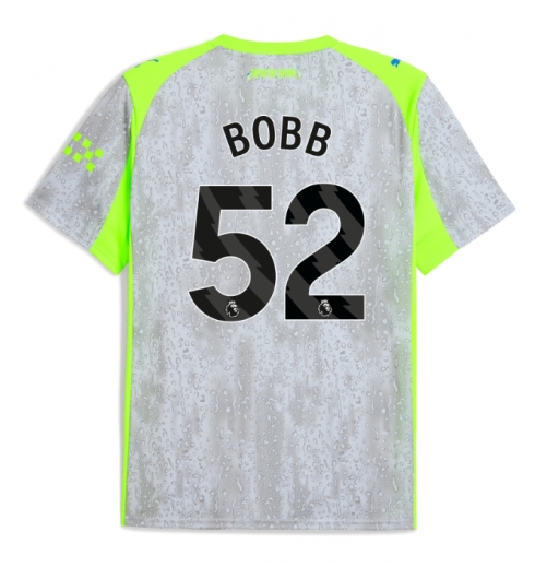 Koszulka piłkarska Manchester City Oscar Bobb #52 Koszulka Trzeciej 2025-26 Krótki Rękaw Koszulka piłkarska Manchester City Oscar Bobb #52 Koszulka Trzeciej 2025-26 Krótki Rękaw