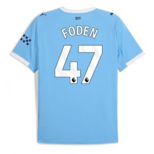 Koszulka piłkarska Manchester City Phil Foden #47 Koszulka Podstawowej 2025-26 Krótki Rękaw