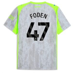 Koszulka piłkarska Manchester City Phil Foden #47 Koszulka Trzeciej 2025-26 Krótki Rękaw