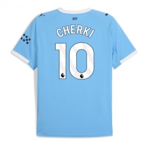 Koszulka piłkarska Manchester City Rayan Cherki #10 Koszulka Podstawowej 2025-26 Krótki Rękaw