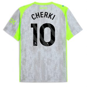 Koszulka piłkarska Manchester City Rayan Cherki #10 Koszulka Trzeciej 2025-26 Krótki Rękaw