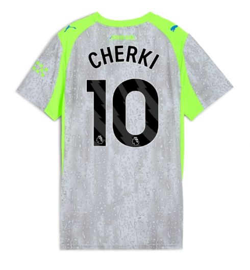 Koszulka piłkarska Manchester City Rayan Cherki #10 Koszulka Trzeciej damskie 2025-26 Krótki Rękaw Koszulka piłkarska Manchester City Rayan Cherki #10 Koszulka Trzeciej damskie 2025-26 Krótki Rękaw
