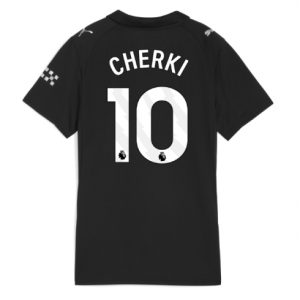 Koszulka piłkarska Manchester City Rayan Cherki #10 Koszulka Wyjazdowej damskie 2025-26 Krótki Rękaw Koszulka piłkarska Manchester City Rayan Cherki #10 Koszulka Wyjazdowej damskie 2025-26 Krótki Rękaw