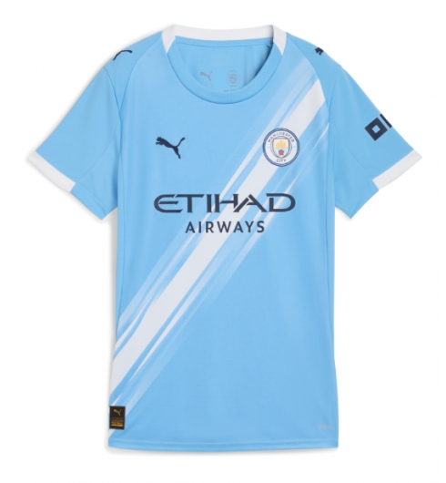 Koszulka piłkarska Manchester City Rico Lewis #82 Koszulka Podstawowej damskie 2025-26 Krótki Rękaw 2 Koszulka piłkarska Manchester City Rico Lewis #82 Koszulka Podstawowej damskie 2025-26 Krótki Rękaw
