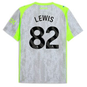 Koszulka piłkarska Manchester City Rico Lewis #82 Koszulka Trzeciej 2025-26 Krótki Rękaw