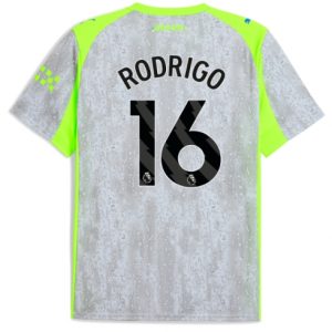 Koszulka piłkarska Manchester City Rodri Hernandez #16 Koszulka Trzeciej 2025-26 Krótki Rękaw