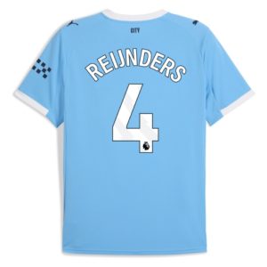 Koszulka piłkarska Manchester City Tijjani Reijnders #4 Koszulka Podstawowej 2025-26 Krótki Rękaw