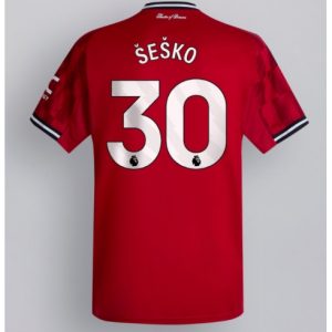 Koszulka piłkarska Manchester United Benjamin Sesko #30 Koszulka Podstawowej 2025-26 Krótki Rękaw