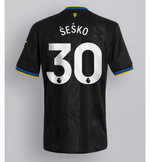 Koszulka piłkarska Manchester United Benjamin Sesko #30 Koszulka Trzeciej 2025-26 Krótki Rękaw Koszulka piłkarska Manchester United Benjamin Sesko #30 Koszulka Trzeciej 2025-26 Krótki Rękaw