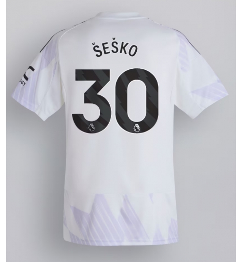 Koszulka piłkarska Manchester United Benjamin Sesko #30 Koszulka Wyjazdowej 2025-26 Krótki Rękaw Koszulka piłkarska Manchester United Benjamin Sesko #30 Koszulka Wyjazdowej 2025-26 Krótki Rękaw