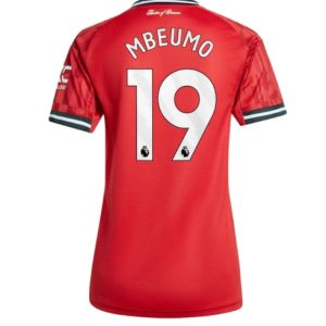 Koszulka piłkarska Manchester United Bryan Mbeumo #19 Koszulka Podstawowej damskie 2025-26 Krótki Rękaw