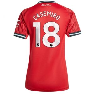 Koszulka piłkarska Manchester United Casemiro #18 Koszulka Podstawowej damskie 2025-26 Krótki Rękaw