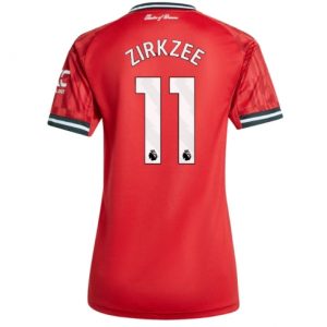 Koszulka piłkarska Manchester United Joshua Zirkzee #11 Koszulka Podstawowej damskie 2025-26 Krótki Rękaw