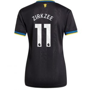 Koszulka piłkarska Manchester United Joshua Zirkzee #11 Koszulka Trzeciej damskie 2025-26 Krótki Rękaw