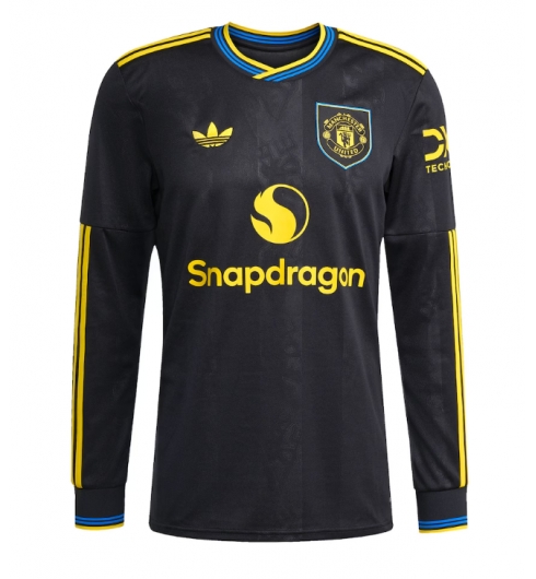 Koszulka piłkarska Manchester United Koszulka Trzeciej 2025-26 Długi Rękaw Koszulka piłkarska Manchester United Koszulka Trzeciej 2025-26 Długi Rękaw