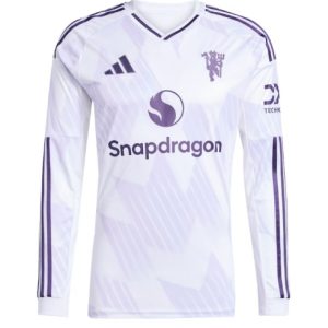 Koszulka piłkarska Manchester United Koszulka Wyjazdowej 2025-26 Długi Rękaw