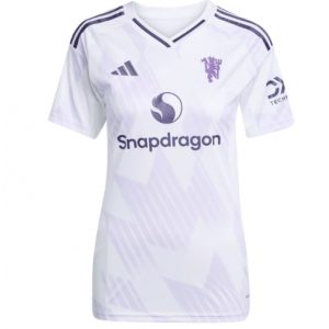 Koszulka piłkarska Manchester United Koszulka Wyjazdowej damskie 2025-26 Krótki Rękaw