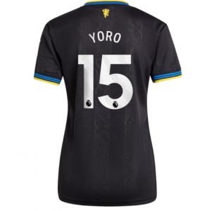 Koszulka piłkarska Manchester United Leny Yoro #15 Koszulka Trzeciej damskie 2025-26 Krótki Rękaw