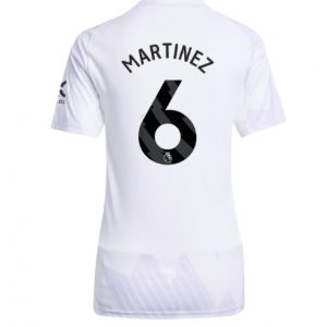Koszulka piłkarska Manchester United Lisandro Martinez #6 Koszulka Wyjazdowej damskie 2025-26 Krótki Rękaw