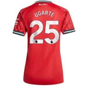 Koszulka piłkarska Manchester United Manuel Ugarte #25 Koszulka Podstawowej damskie 2025-26 Krótki Rękaw