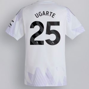 Koszulka piłkarska Manchester United Manuel Ugarte #25 Koszulka Wyjazdowej 2025-26 Krótki Rękaw