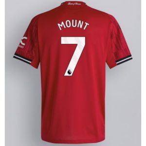 Koszulka piłkarska Manchester United Mason Mount #7 Koszulka Podstawowej 2025-26 Krótki Rękaw Koszulka piłkarska Manchester United Mason Mount #7 Koszulka Podstawowej 2025-26 Krótki Rękaw