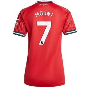 Koszulka piłkarska Manchester United Mason Mount #7 Koszulka Podstawowej damskie 2025-26 Krótki Rękaw