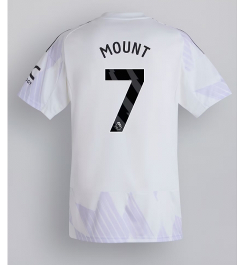 Koszulka piłkarska Manchester United Mason Mount #7 Koszulka Wyjazdowej 2025-26 Krótki Rękaw Koszulka piłkarska Manchester United Mason Mount #7 Koszulka Wyjazdowej 2025-26 Krótki Rękaw