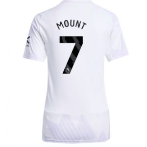 Koszulka piłkarska Manchester United Mason Mount #7 Koszulka Wyjazdowej damskie 2025-26 Krótki Rękaw