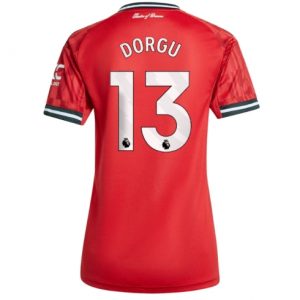 Koszulka piłkarska Manchester United Patrick Dorgu #13 Koszulka Podstawowej damskie 2025-26 Krótki Rękaw
