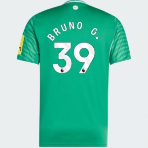 Koszulka piłkarska Newcastle United Bruno Guimaraes #39 Koszulka Wyjazdowej 2025-26 Krótki Rękaw Koszulka piłkarska Newcastle United Bruno Guimaraes #39 Koszulka Wyjazdowej 2025-26 Krótki Rękaw