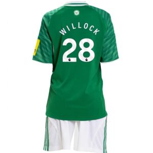 Koszulka piłkarska Newcastle United Joe Willock #28 Koszulka Wyjazdowej dziecięce 2025-26 +Krótkie Spodenk