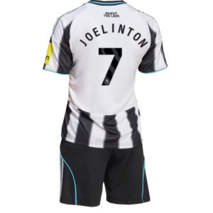 Koszulka piłkarska Newcastle United Joelinton #7 Koszulka Podstawowej dziecięce 2025-26 +Krótkie Spodenk