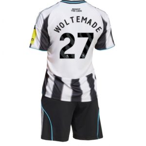 Koszulka piłkarska Newcastle United Nick Woltemade #27 Koszulka Podstawowej dziecięce 2025-26 +Krótkie Spodenk