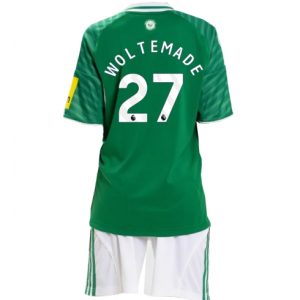 Koszulka piłkarska Newcastle United Nick Woltemade #27 Koszulka Wyjazdowej dziecięce 2025-26 +Krótkie Spodenk