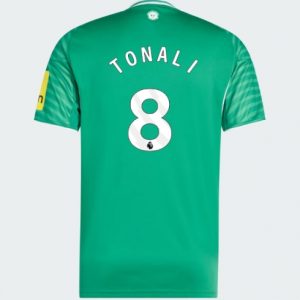 Koszulka piłkarska Newcastle United Sandro Tonali #8 Koszulka Wyjazdowej 2025-26 Krótki Rękaw